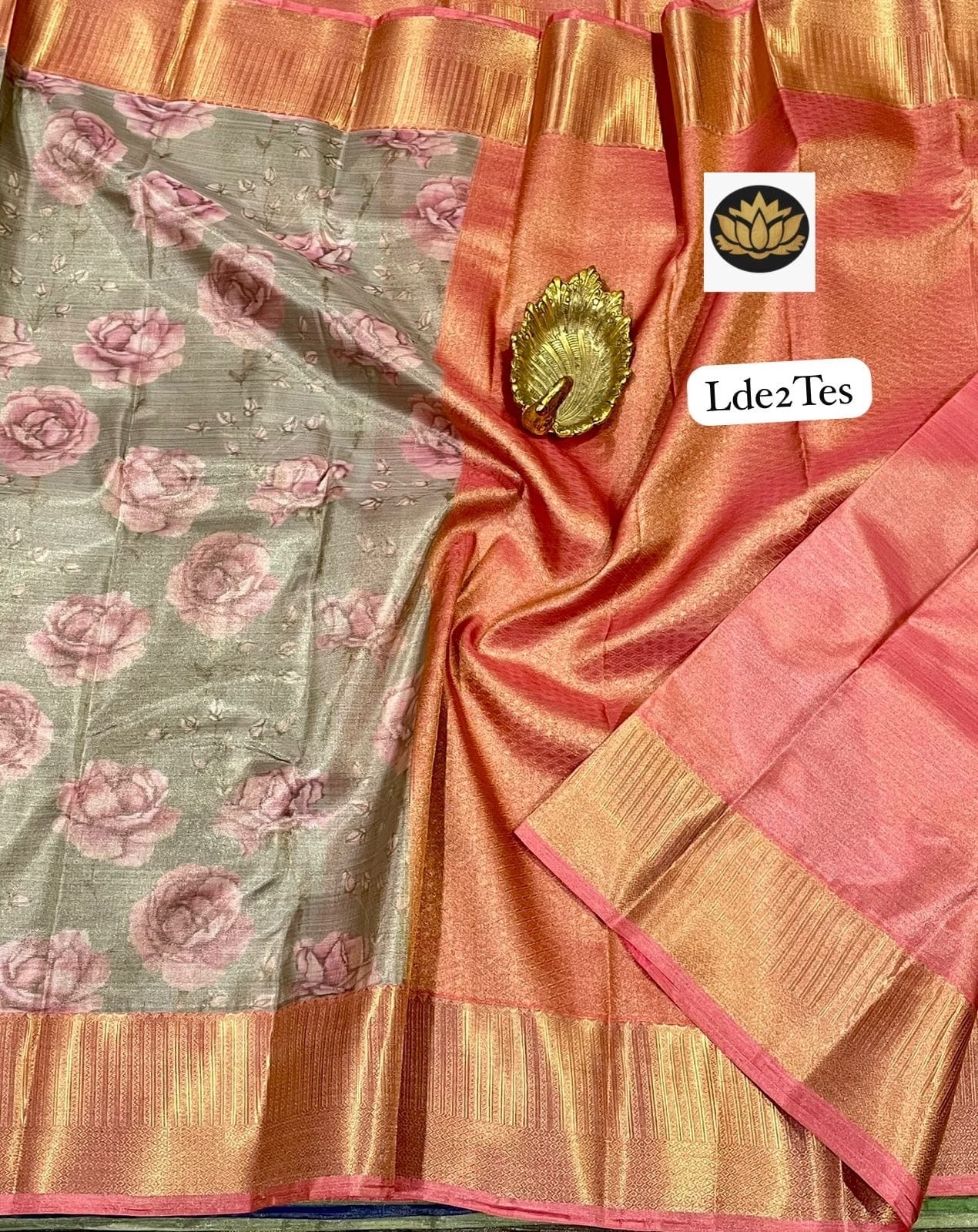 Kanjivaram bridal tissue sarees