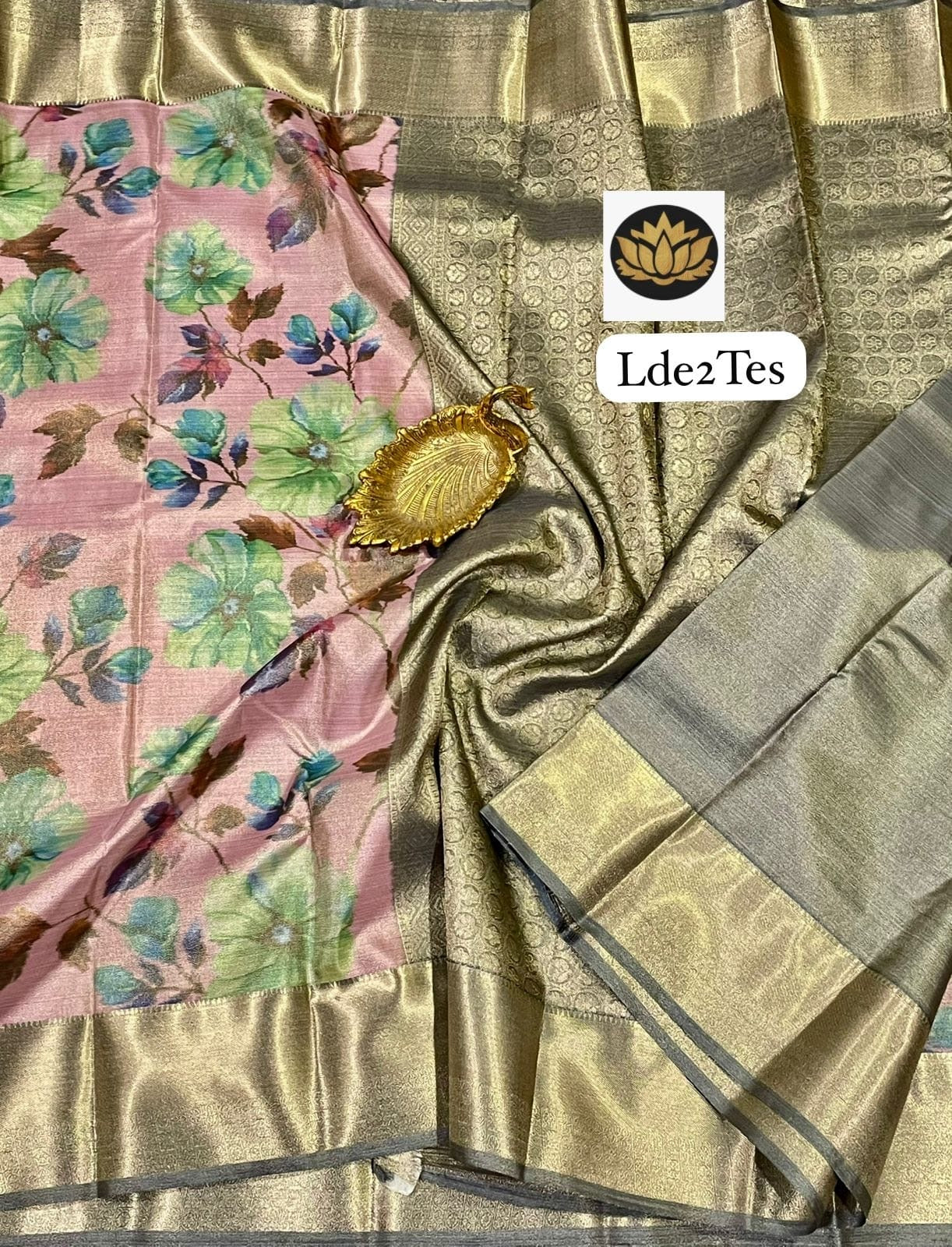 Kanjivaram bridal tissue sarees