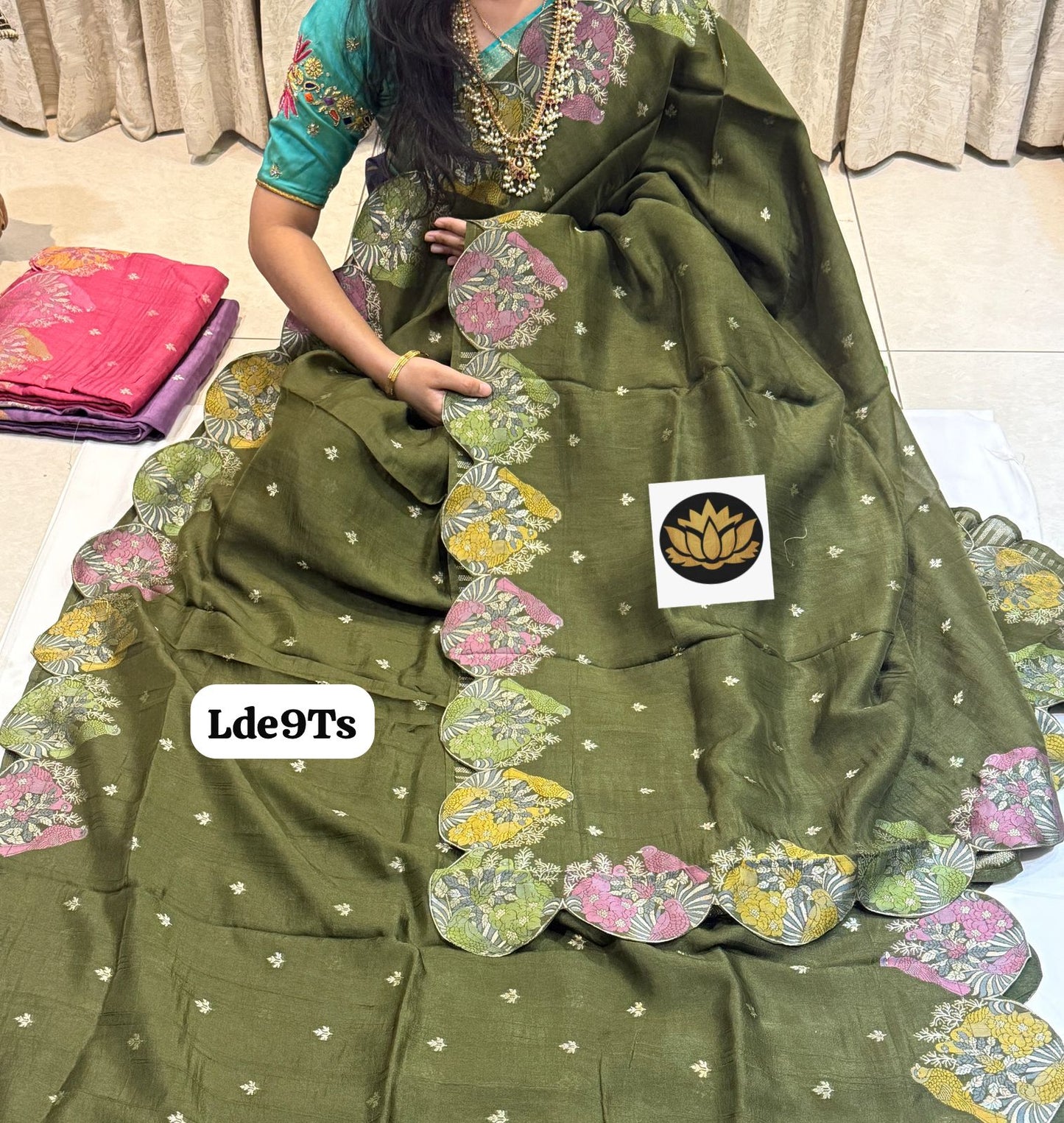 Tussar Georgette sarees